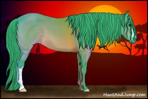 Horse Color:Watercolor Brown 
