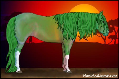 Horse Color:Watercolor Brown 