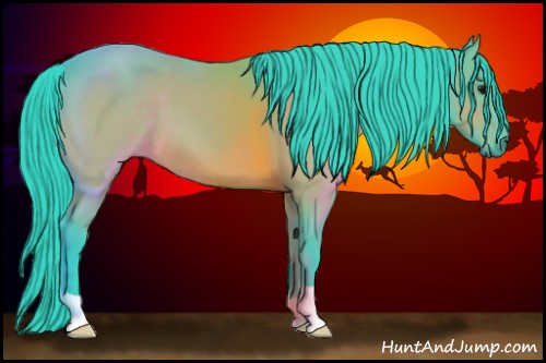 Horse Color:Watercolor Brown 
