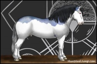 Horse Color:Brown Chinchilla Dun Splash 