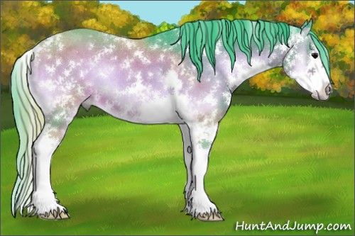Horse Color:Watercolor Brown Onyx Sabino 