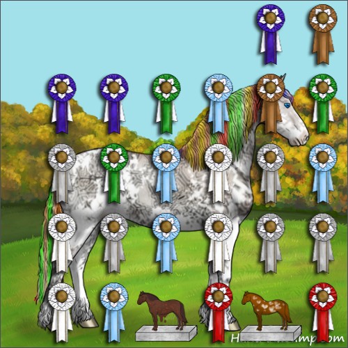 Horse Color:Painted White Spotted Chocolate Classic Champagne Ice Pearl Onyx Sabino Splash