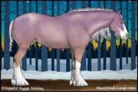 Horse Color:Silver Bay Pearl Sabino Varnish 