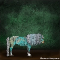 Horse Color:Painted Liver Chestnut Sabino Tobiano Rabicano  and Painted White Spotted Silver Smoky Grullo Tobiano Rabicano 
