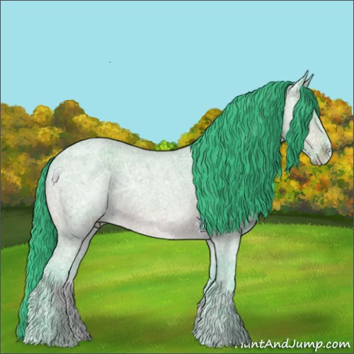 Horse Color:Watercolor Bay Ice Roan 