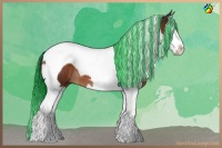 Horse Color:Painted Brown Splash Tobiano 