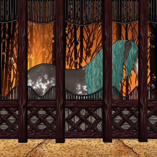 Horse Color:Painted White Spotted Liver Chestnut Sabino Appaloosa