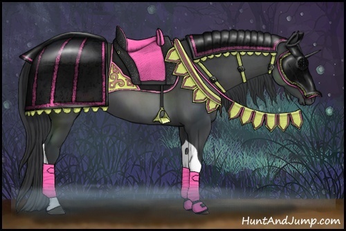 Horse Color:Black Sabino Tobiano Rabicano 