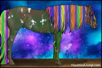 Horse Color:Painted White Spotted Silver Black Rabicano 