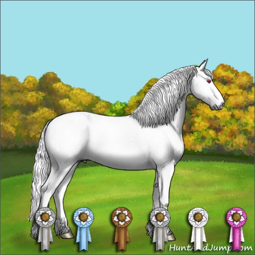 Horse Color:Liver Red Onyx Chinchilla 