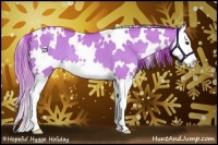 Horse Color:Watercolor White Spotted Liver Red Dun Sabino Splash