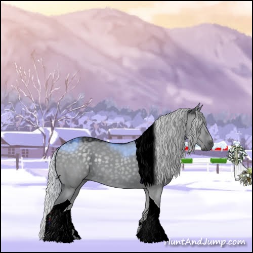 Horse Color:Silver Grullo Chinchilla Sabino Tobiano