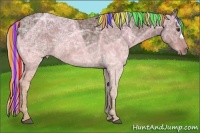 Horse Color:Painted Silver Bay Ice 