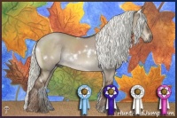 Horse Color:White Spotted Liver Red Dun Mushroom Rabicano