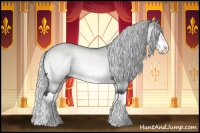 Horse Color:Silver Brown Chinchilla Dun Splash Rabicano