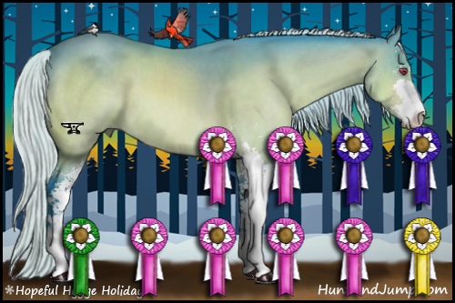 Horse Color:Watercolor Silver Brown Chinchilla Sabino