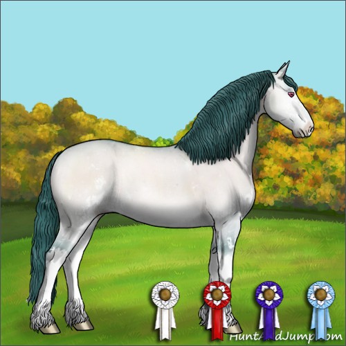 Horse Color:Watercolor Bay Chinchilla Onyx Sabino 