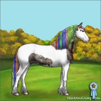 Horse Color:Painted Chocolate Blue Onyx Ice Sabino Splash Tobiano 