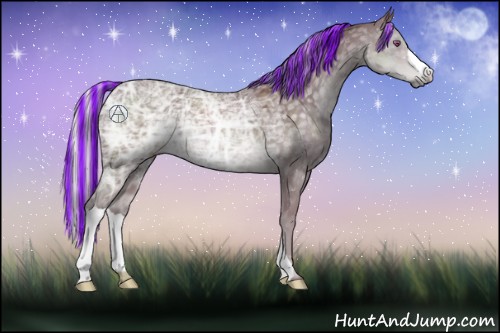 Horse Color:Painted Chocolate Silver Black Chinchilla Ice