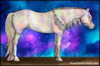 Horse Color:Nacre Silver Sable Champagne Onyx 
