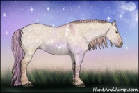 Horse Color:Painted White Spotted Red Dun Ice 