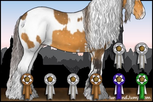 Horse Color:Buckskin Snowflake Varnish and Brown Snowflake Varnish