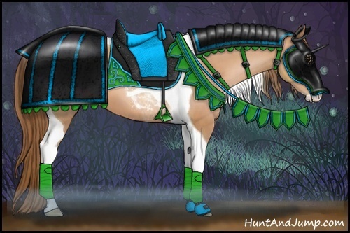 Horse Color:Brown Pearl Sabino Tobiano 