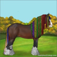 Horse Color:Painted Brown Splash 