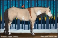 Horse Color:Brown Dun Sabino 