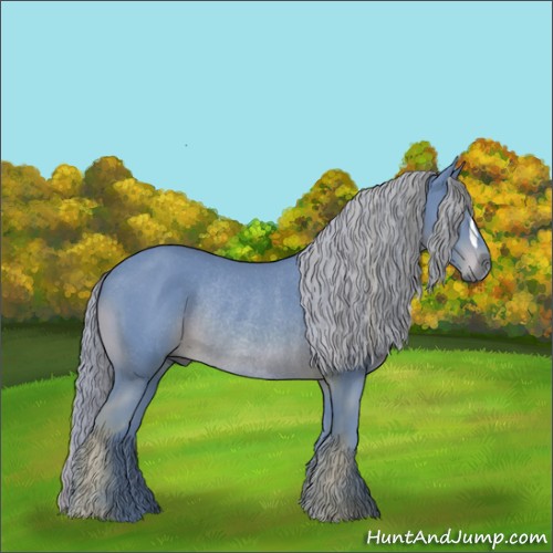 Horse Color:Watercolor Chestnut Rabicano 