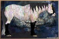 Horse Color:Brown Ice Sabino Splash 