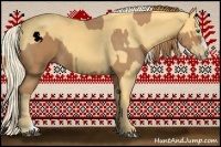 Horse Color:Chestnut Splash Frame  and Palomino Splash Frame 