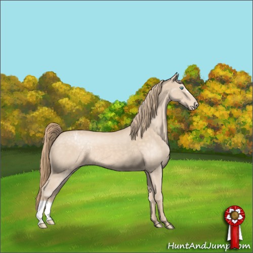 Horse Color:Perlino Varnish 