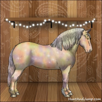Horse Color:Nacre Silver Classic Cream Champagne 