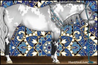 Horse Color:White Spotted Silver Bay Chinchilla 