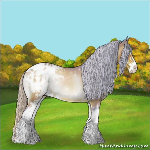 Horse Color:Watercolor Silver Brown Onyx Sabino Blanket