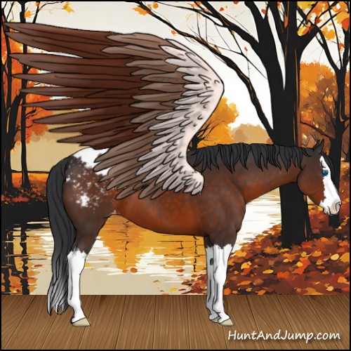 Horse Color:Brown Sabino Splash Blanket
