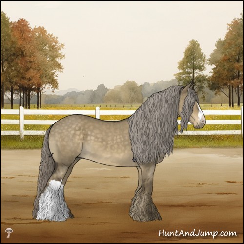 Horse Color:Chocolate Palomino Dun Mushroom