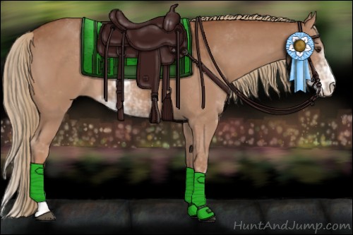 Horse Color:Chestnut Sabino