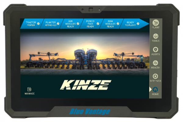 Blue Vantage Tablet With Home Screen Embedded 550 X 450 Px