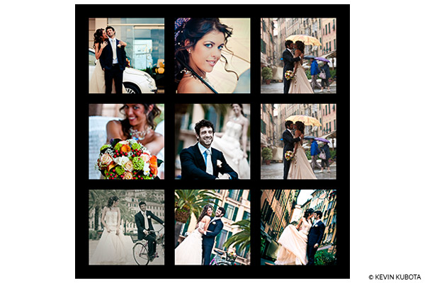 9 up image collage 20x20