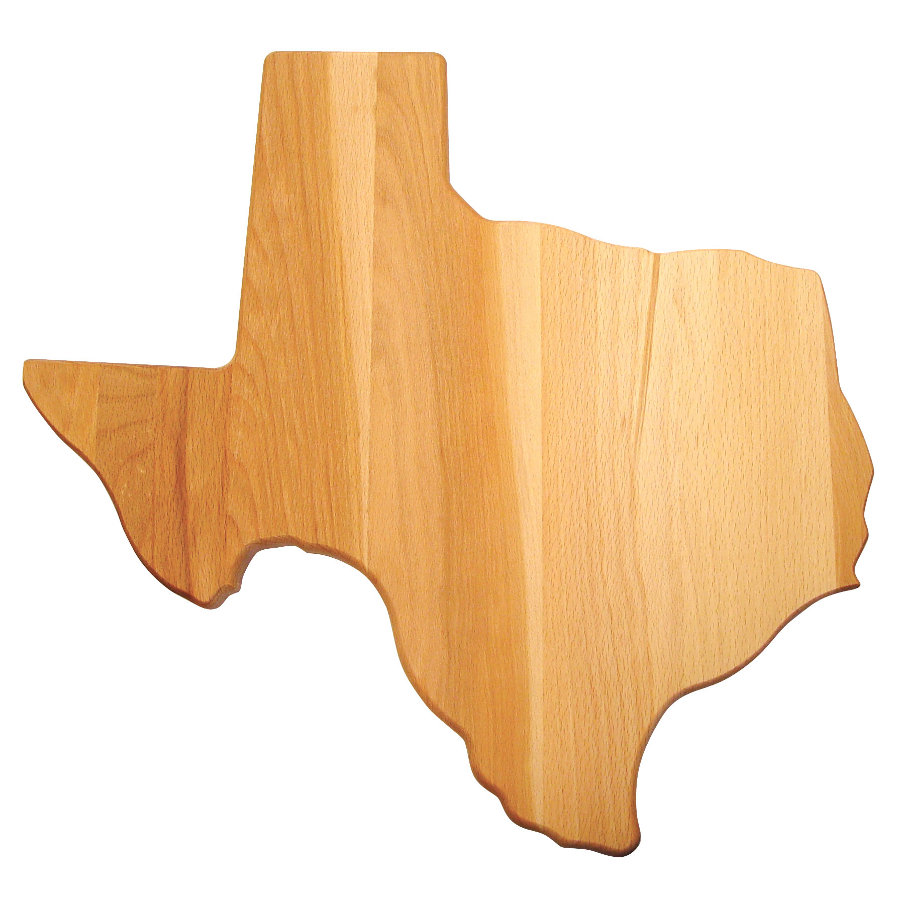 Cutting Board Shaped Like the State of Texas