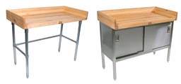 Boos Maple Bakers' Tables