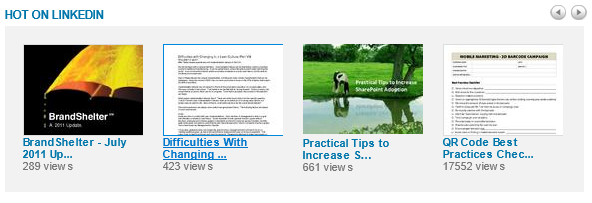 Slideshare Homepage
