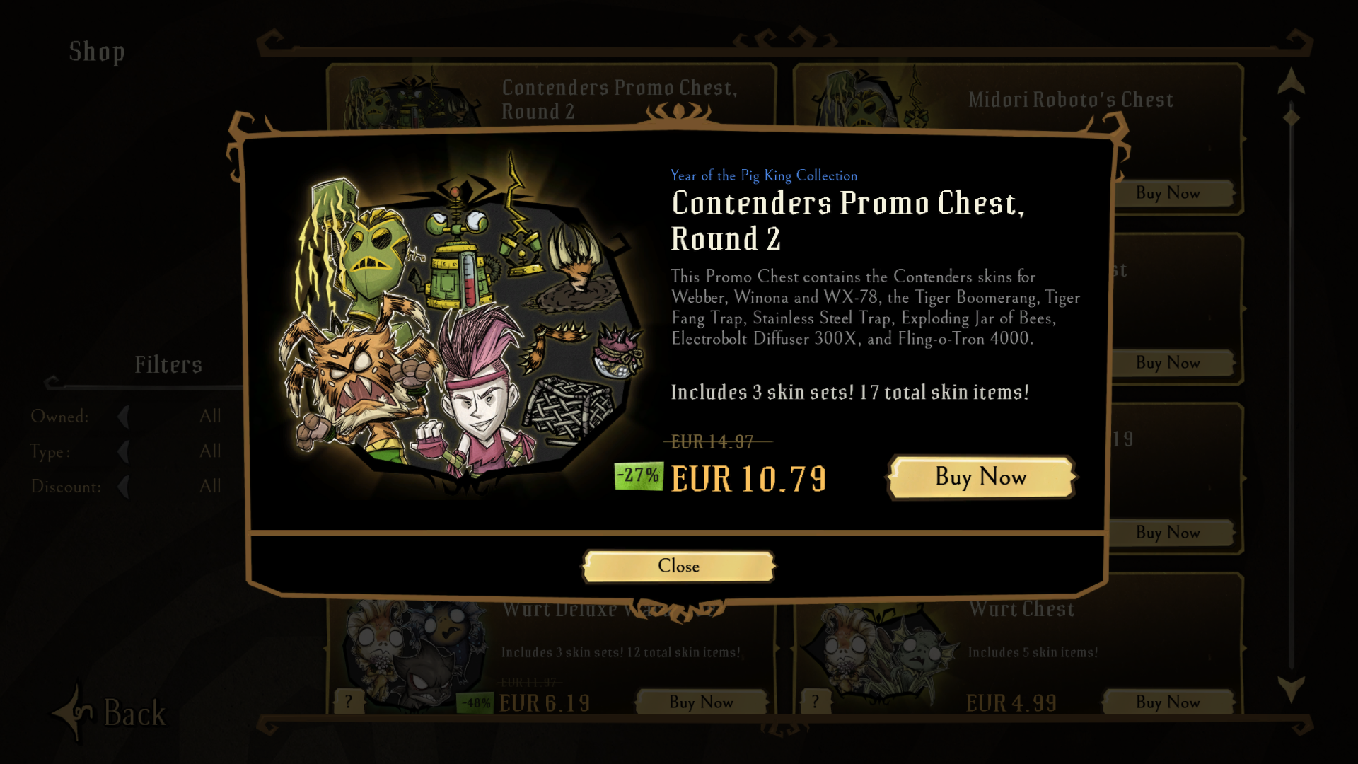 Contenders Promo Chest - [Don't Starve Together] General Discussion - Klei  Entertainment Forums