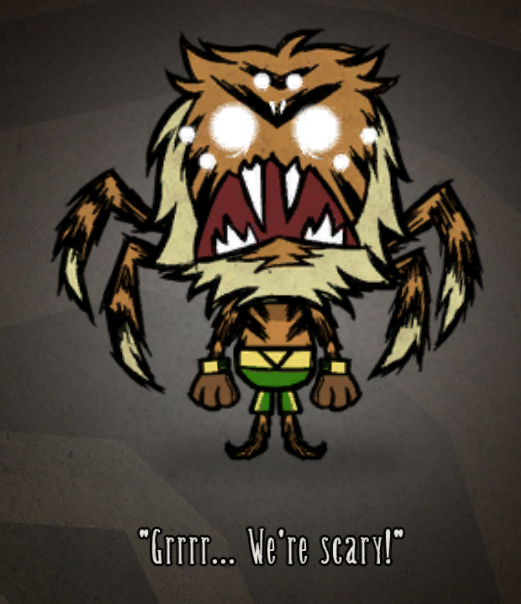 Kết quả hình ảnh cho webber don't starve tiger