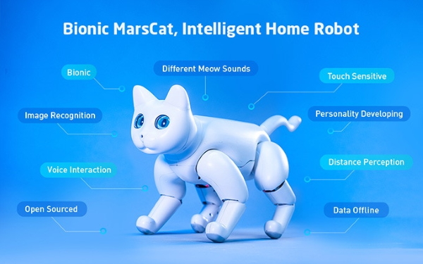 interactive cat robot