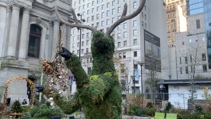 This is one of the sculptures at Dilworth Park