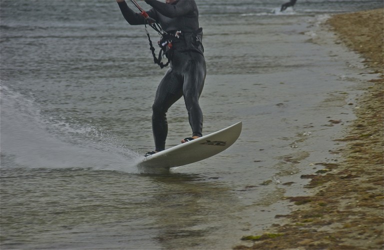 Kiteboarding; Sengekontacket; Edgartown, Martha’s Vineyard, Massachusetts, USA