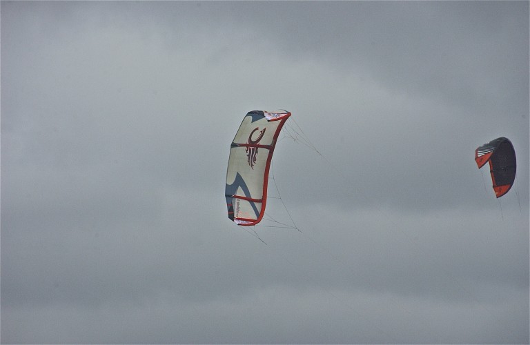 Kiteboarding; Sengekontacket; Edgartown, Martha’s Vineyard, Massachusetts, USA